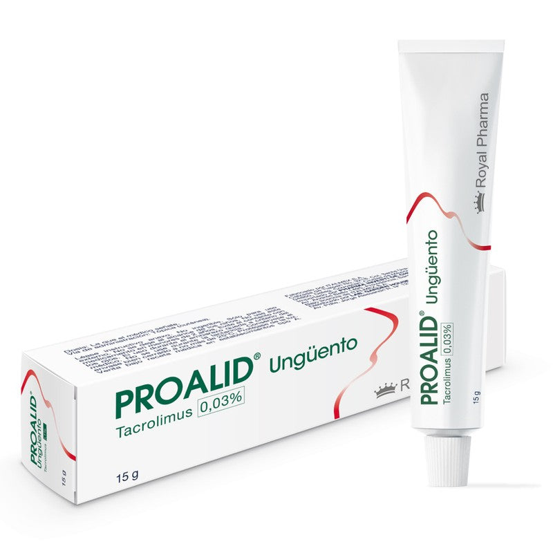 Proalid Unguento 0,03% x 15 Gr (Tacrolimus)