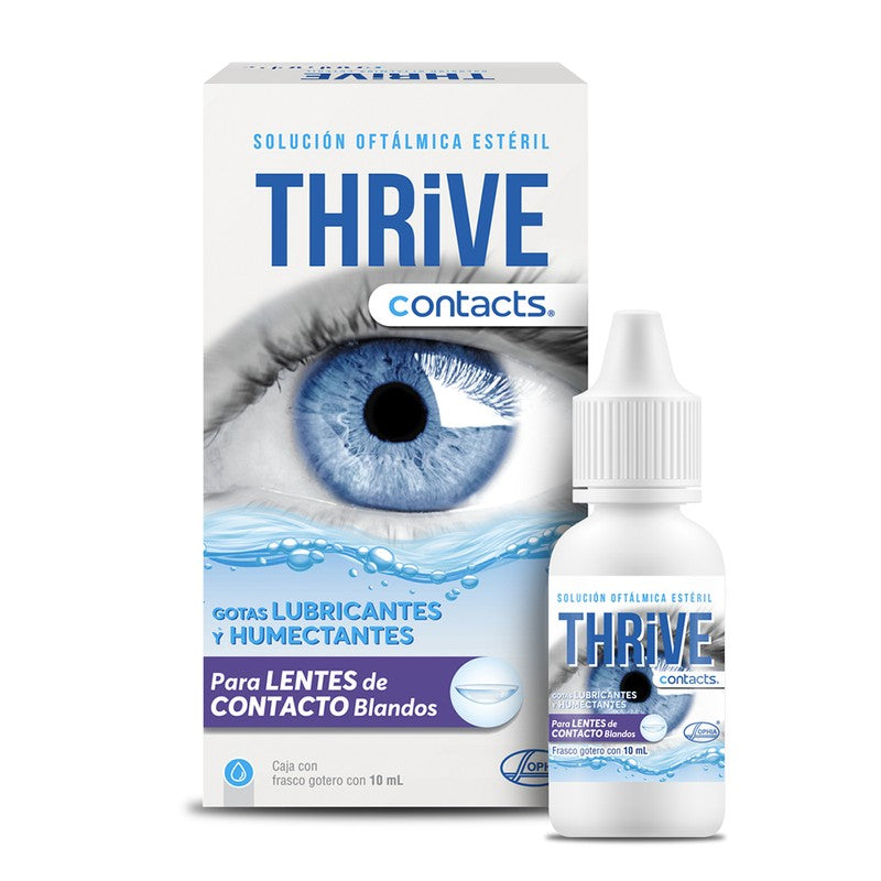 Thrive 0,1% Solución Oftálmica Contacs x 10 ml (Edeato Disodico/Acido Sorbico)