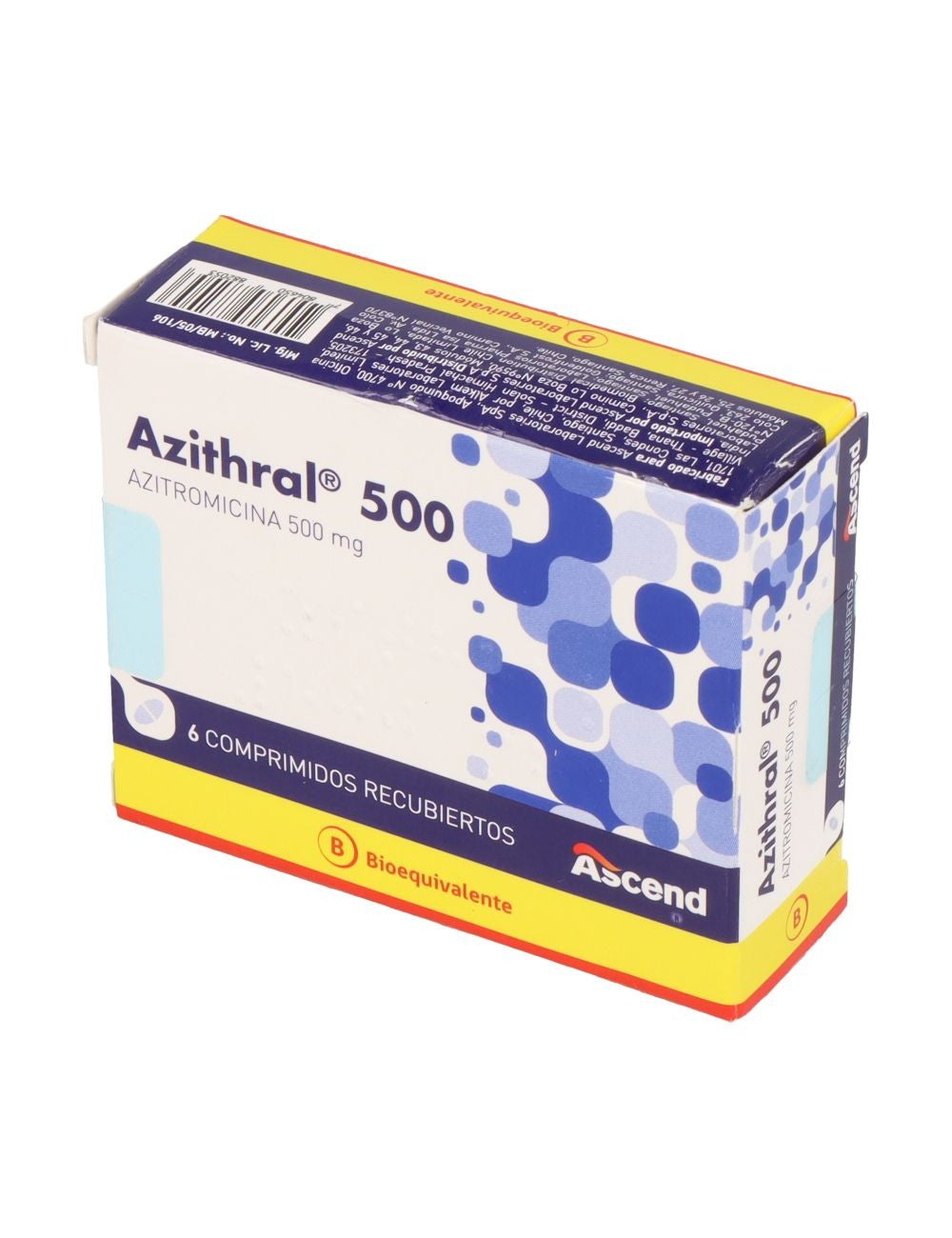 Azithral Comprimidos 500 mg x 6 (Azitromicina)