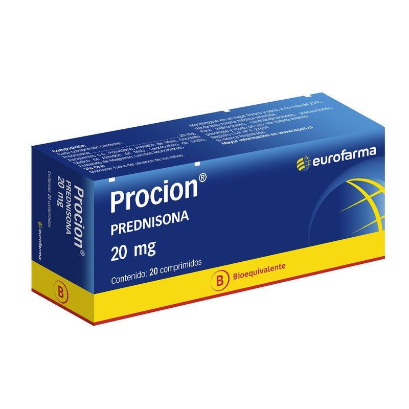 Procion Comprimidos 20 mg x 20 (Prednisona)