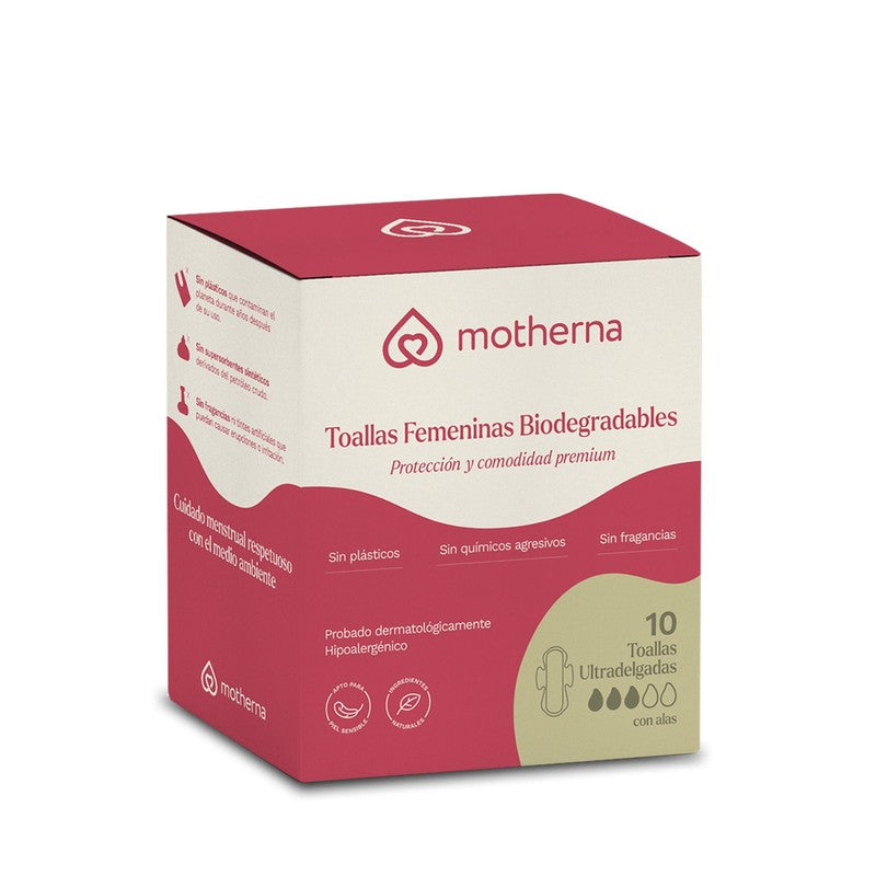 Protectores Diarios Biodegradables x 20 Motherna (Proteccion Femenina)