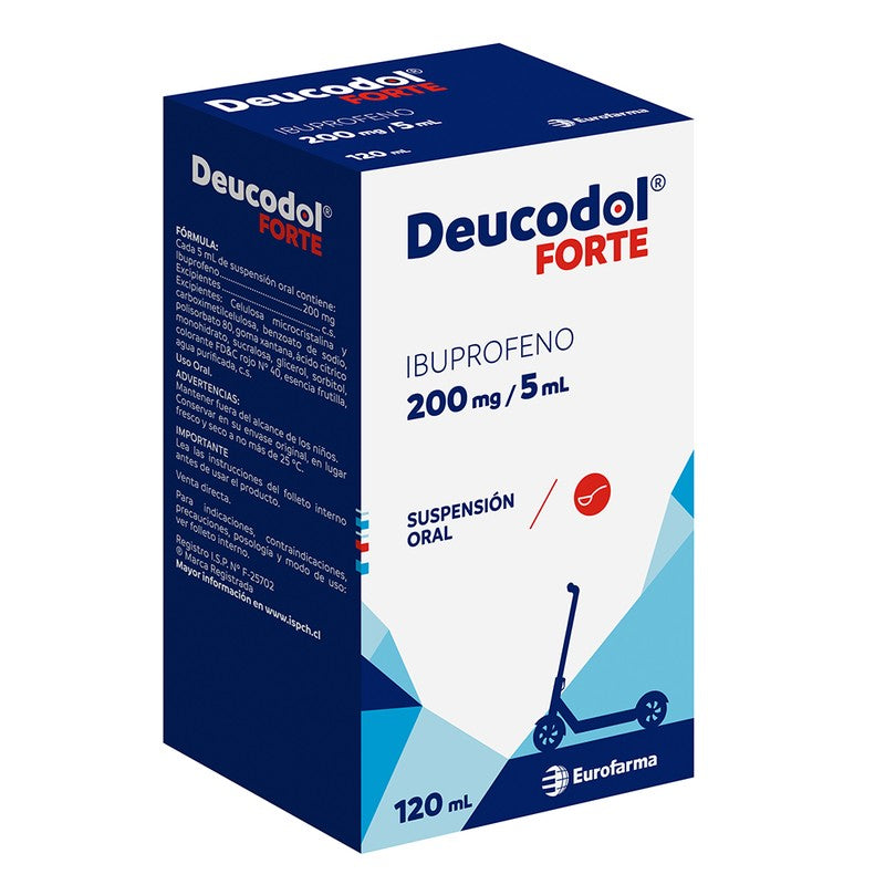 Deucodol Fuerte Sus 200 mg x 120 ml (Ibuprofeno)