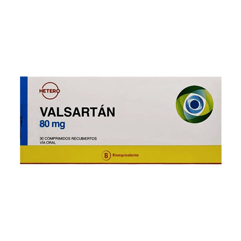 Valsartan 80 mg Comprimidos Rec x 30 Seven Ph