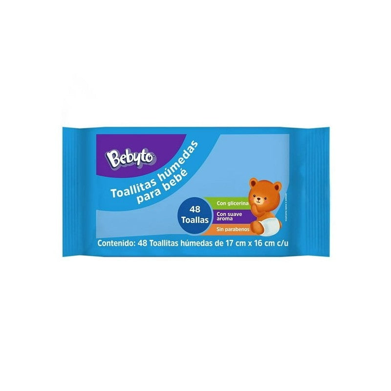 Toddler Toallas Humedas Bebe Sin Perfume 48 Pack x 2