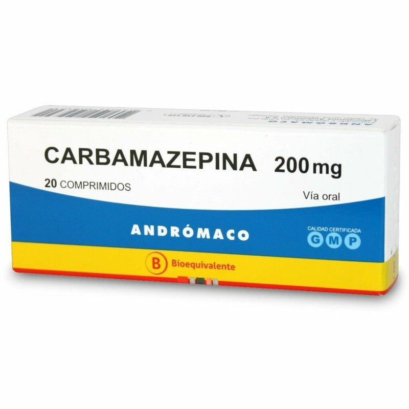 Carbamazepina Comprimidos 200 mg x 20 And