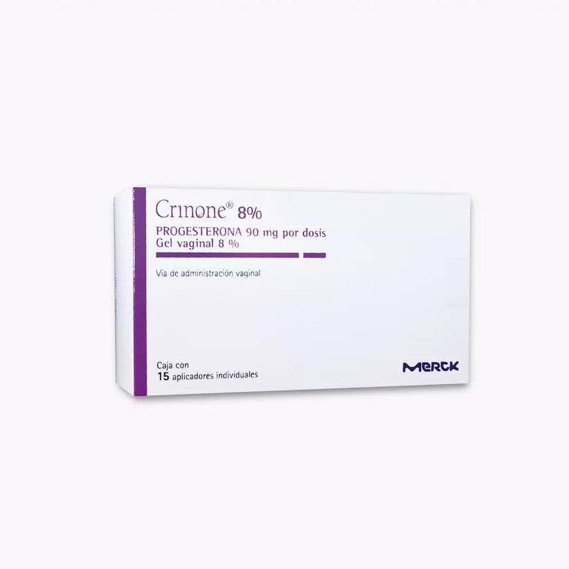 Crinone Gel Vag + Aplicador x 15 Dss (Progesterona Natural)