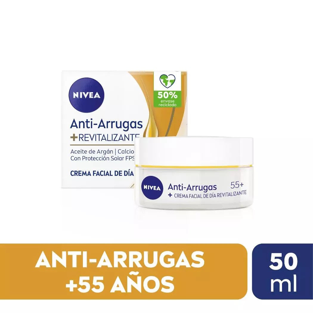 Nivea Facial Antiarrugas Revitalizante +55 x 50 ml (Cuidado Facial)