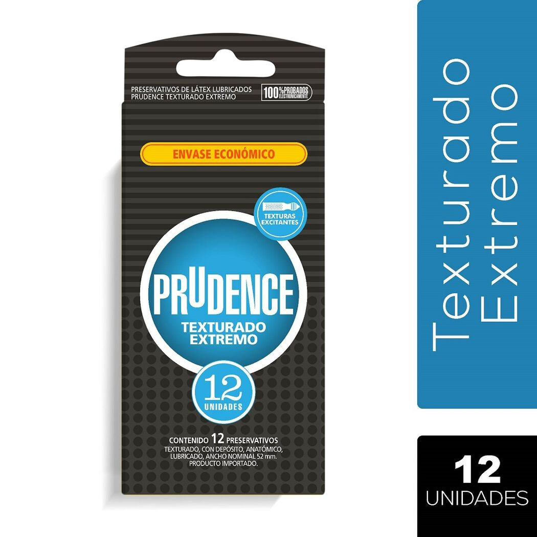 Prudence Preser Texturado Extremo x 12 Unidades (Preservativo)