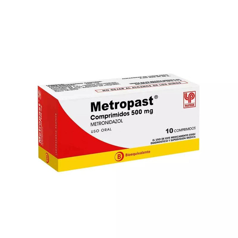 Metropast Comprimidos 500 mg x 10 (Metronidazol)