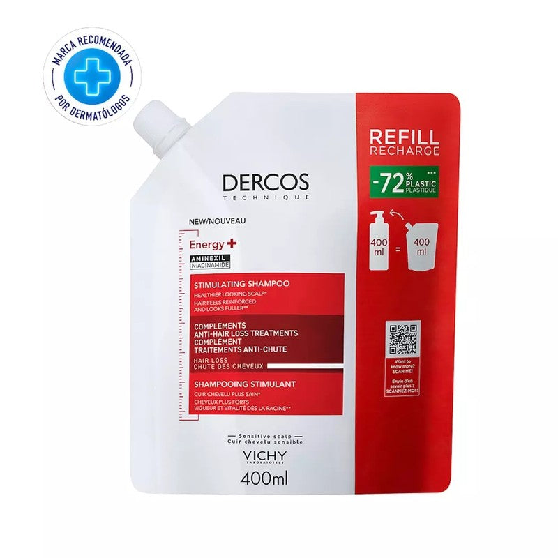 Dercos Sha Energizante x 400 ml (Shampoo)