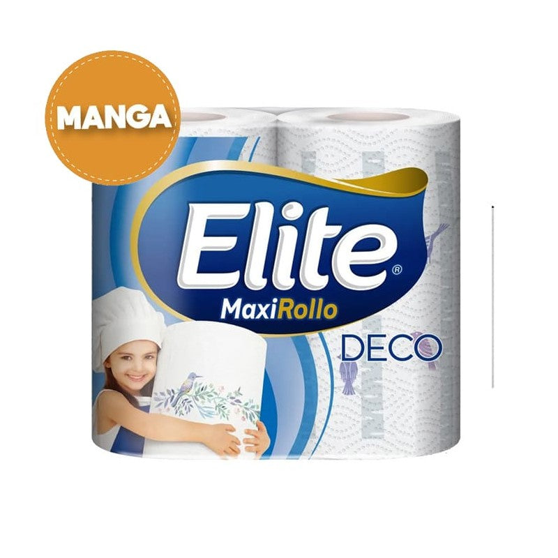 Elite Toalla Papel Deco Maxirollo x 2