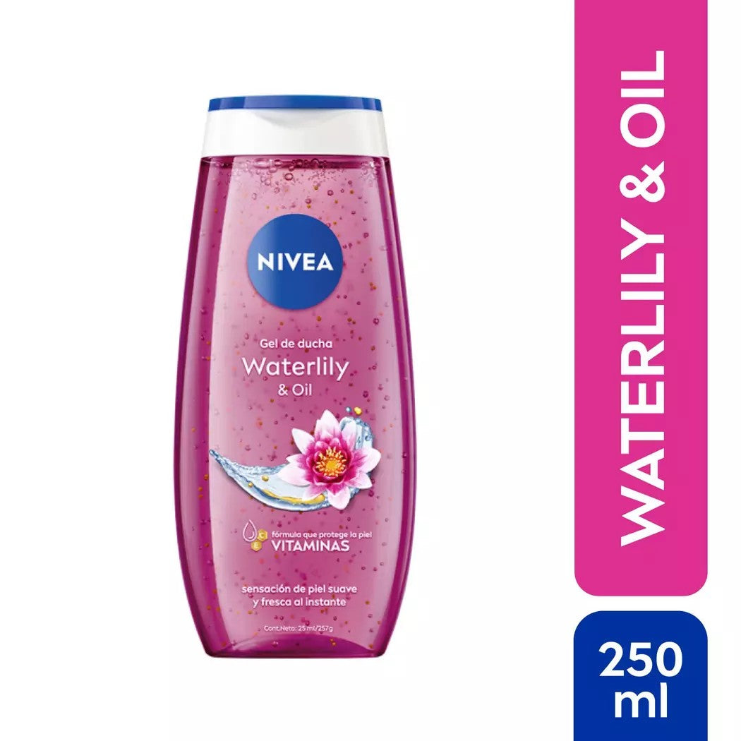 Nivea Gel De Ducha Waterlilly & Oil x 250 ml (Jabon Liquido)