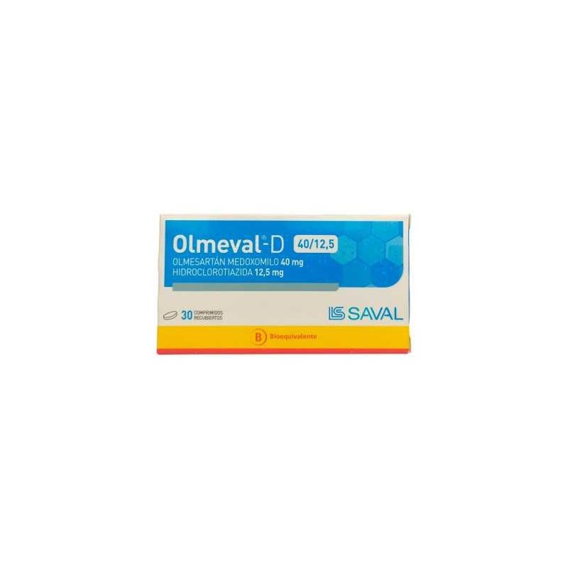 Olmeval D 40mg/25mg Comprimidos Rec x 30 (Olmesartan + Hidroclorotiazida)