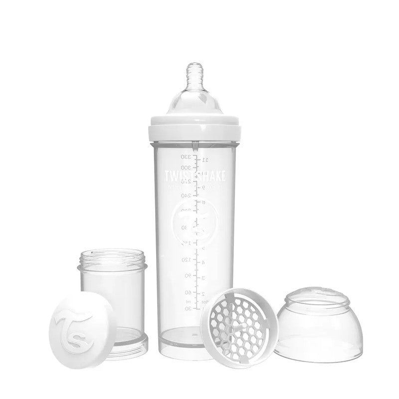 Mamadera Twistshake Anti Colico x 330 ml Blanco (Mamaderas)