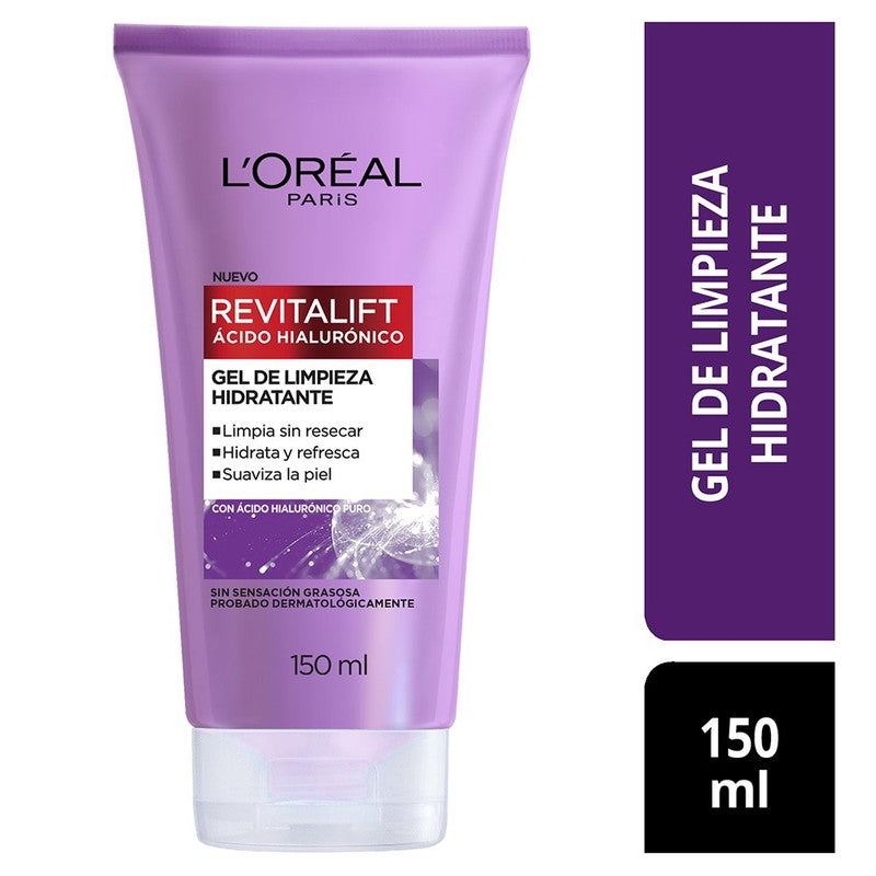 Loreal Gel Limpieza Acido Hialuronico x 150 ml (Desmaquillante Y Limpieza)