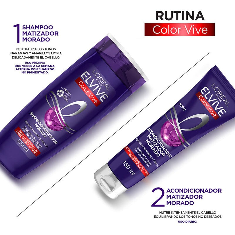 Elvive Tratamiento Mascara Purple x 150 ml