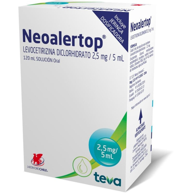 Neo-Alertop Jarabe x 120 ml (Levocetirizina)