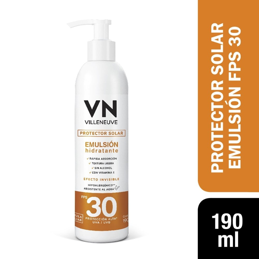 Protector Solar Emulsion Fps 30 x 190 ml Vn