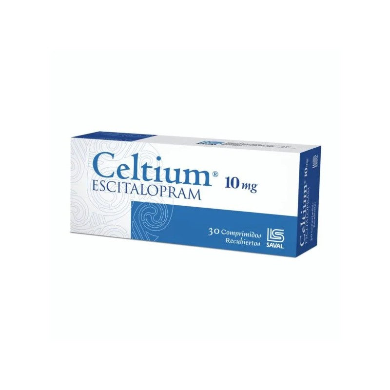 Celtium Comprimidos 10 mg x 30 (Escitalopram)
