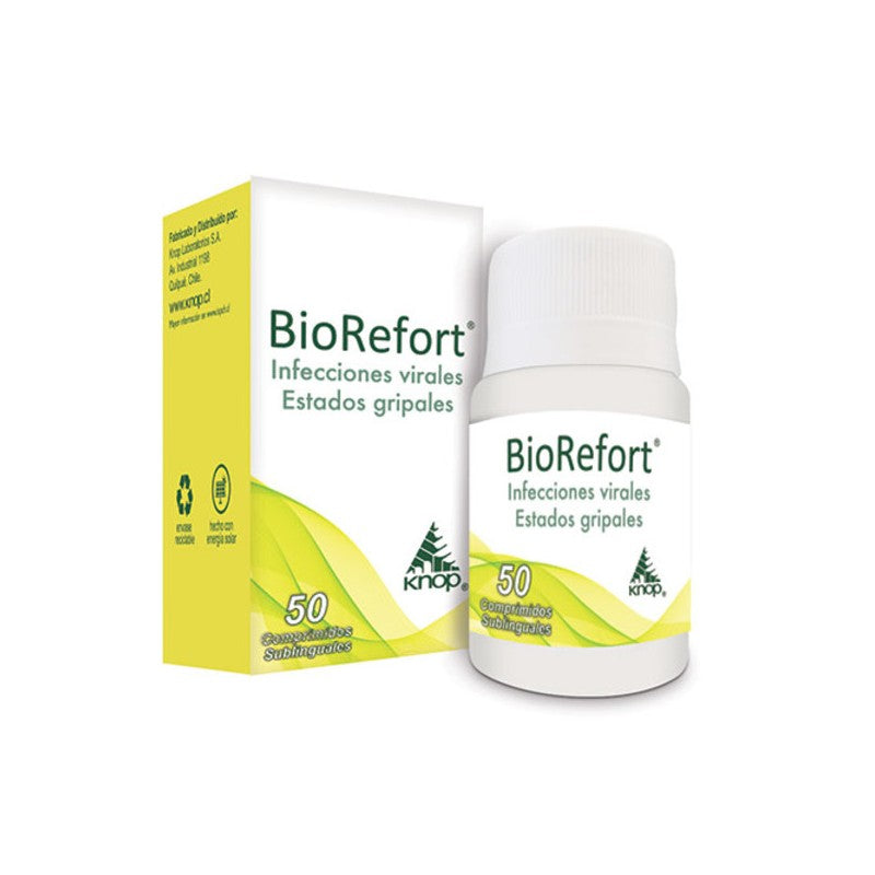 Biorefort Comprimidos Sublinguales Frasco x 50 Knop