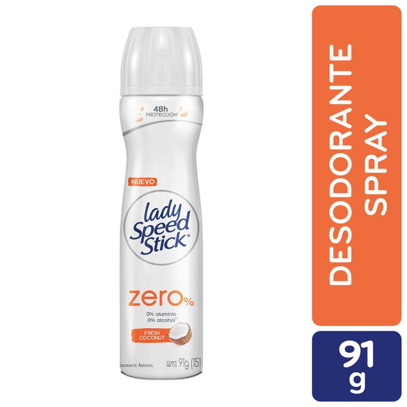 Lady Speed Stick Desodorante Spray Nat Coconut Dama 151 ml