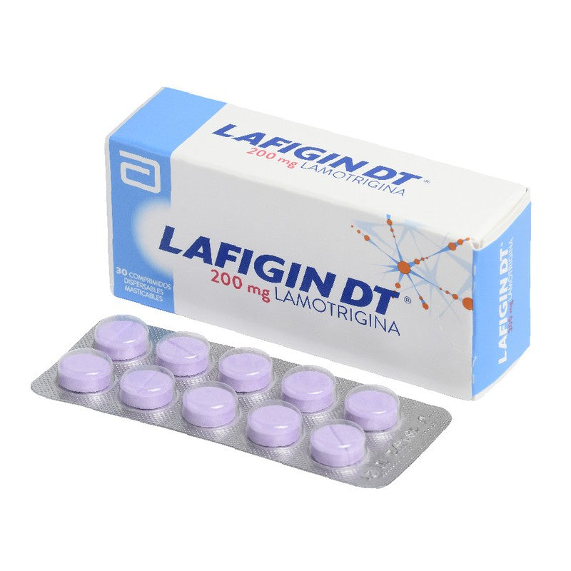 Lafigin Dt Comprimidos 200 mg x 30 (Lamotrigina)