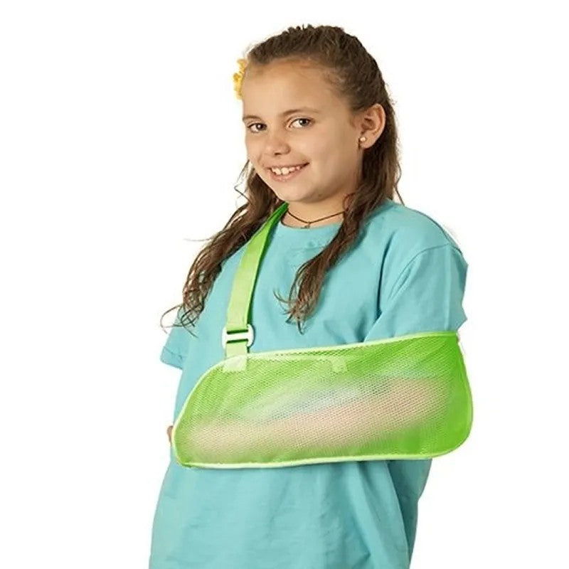 Inmovilizador De Hombro Pediatrico Verde 12-14 Años