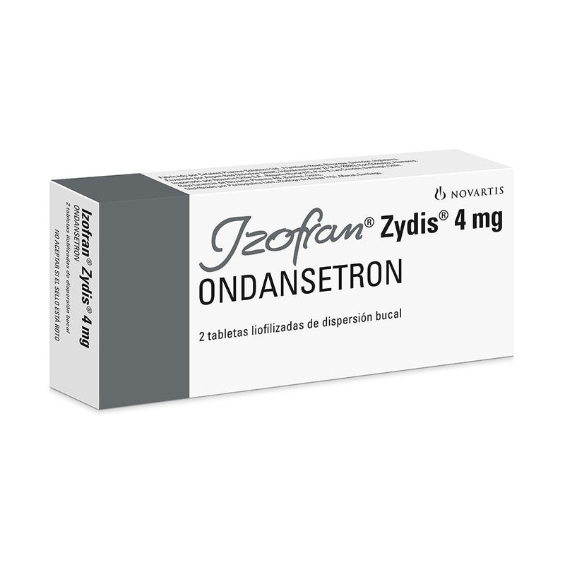 Izofran Zydis Tabletas 4 mg x 2 Sandoz (Ondansetron)