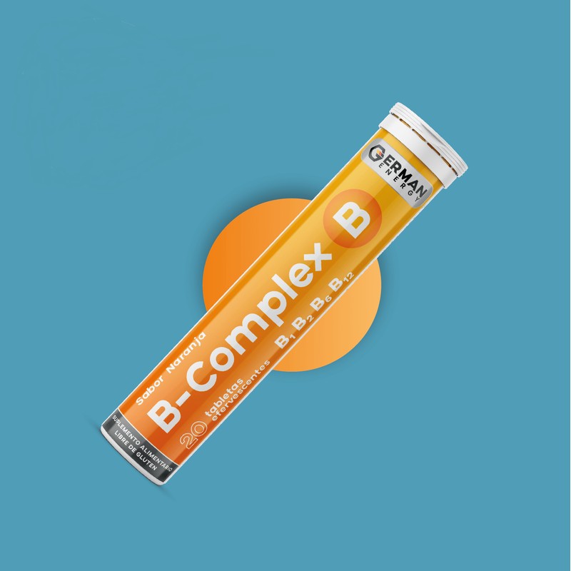B Complex Tabletas Efe x 20 German Energy (Vitamina B1+Vitamina B2+Vitamina B6+ Vitamina B12)