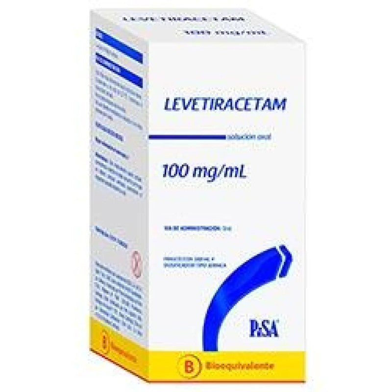 Levetiracetam Solución 100mg/ml x 300 ml Pisa