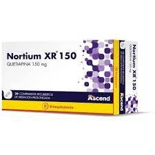 Nortium Xr Comprimidos 150 mg x 30 (Quetiapina)