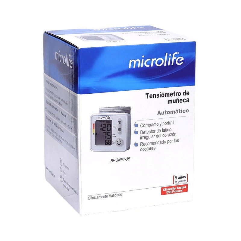 Tensiometro De Muñeca Automatico Microlife (Toma De Presion)