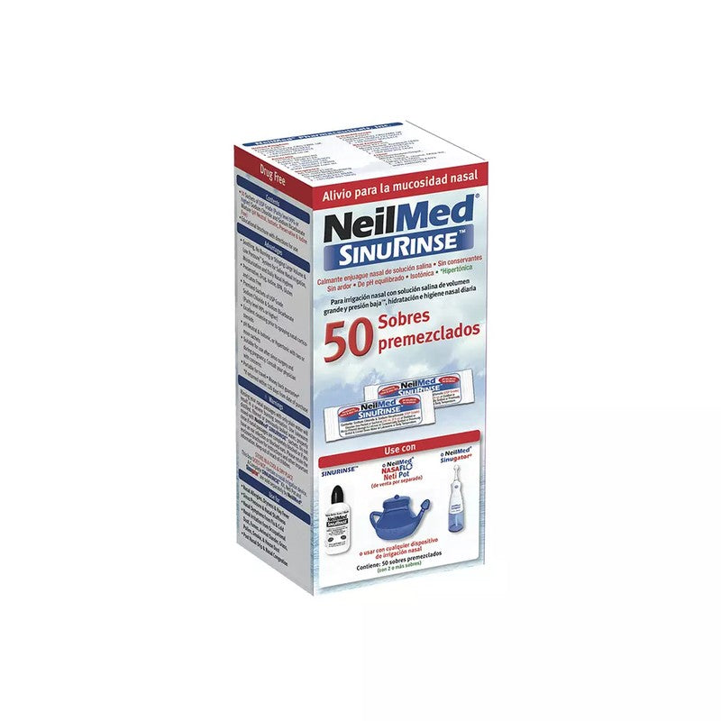 Sinus Rinse Recarga Pediatrico x 120 Unidades