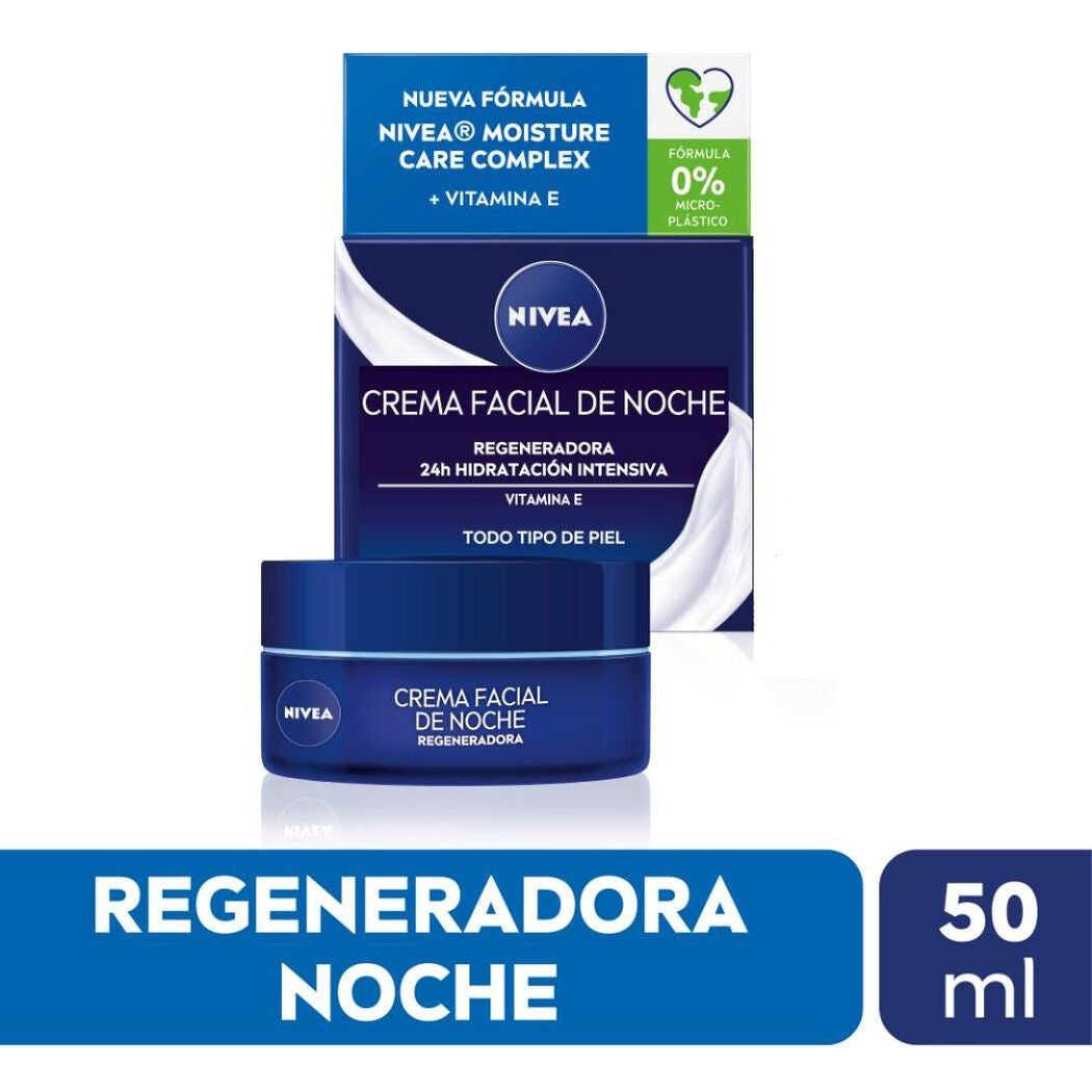 Nivea Face Hidratante Regeneradora Noche x 50 ml (Cuidado Facial)