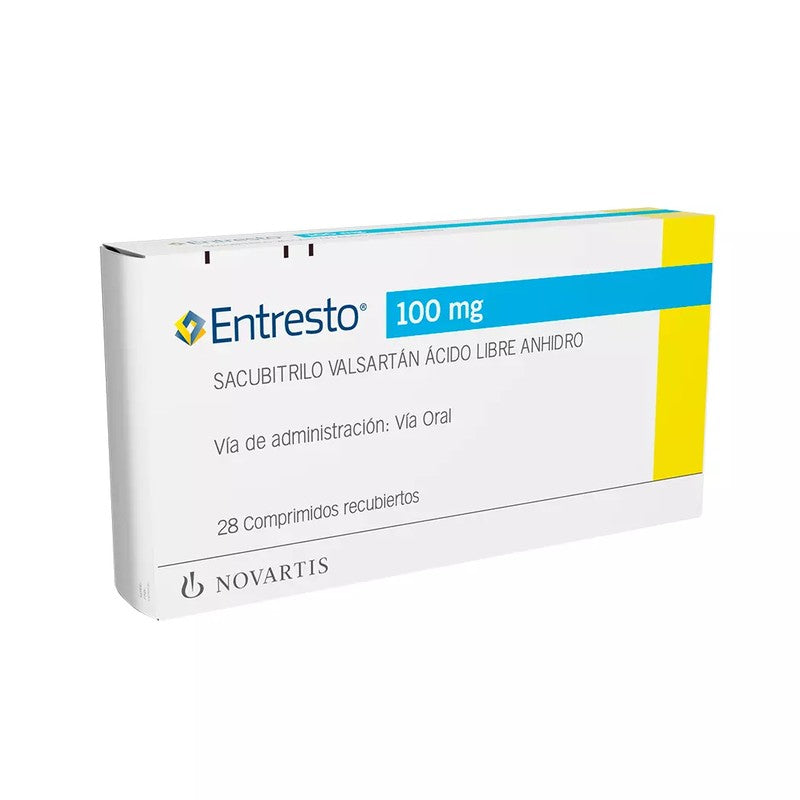 Entresto Fct Cápsulas 100 mg Dup x 56 (Valsartan Sacubitrilo)