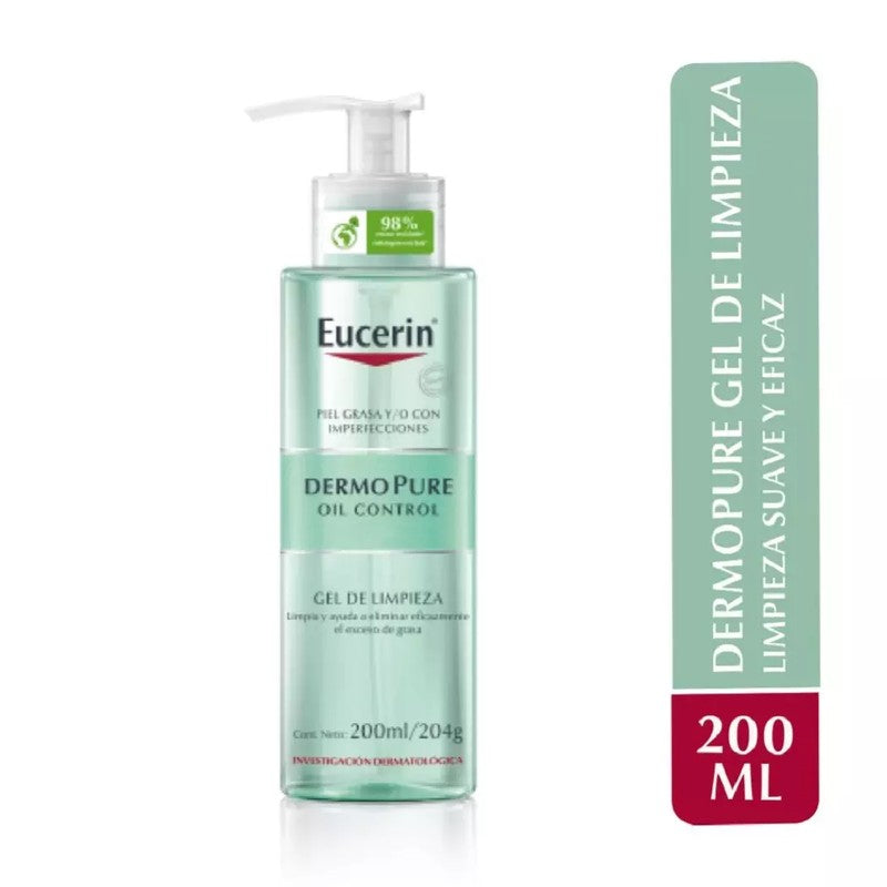 Eucerin Gel Limpiador Dermopure Oil Control x 200 ml