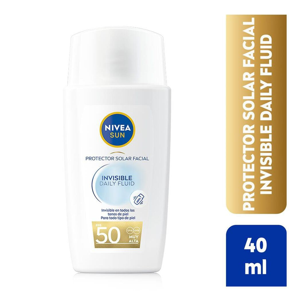 Nivea Sun Fps50+ Invisible Daily Fluid x 40 ml