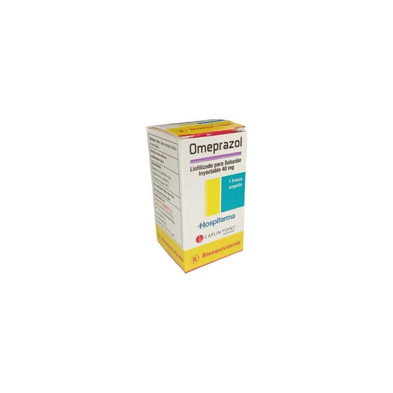 Omeprazol Amp Polvo 40 mg x 10 Caplin