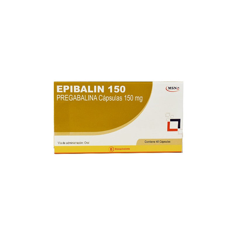 Epibalin Cápsulas 150 mg x 40 (Pregabalina)