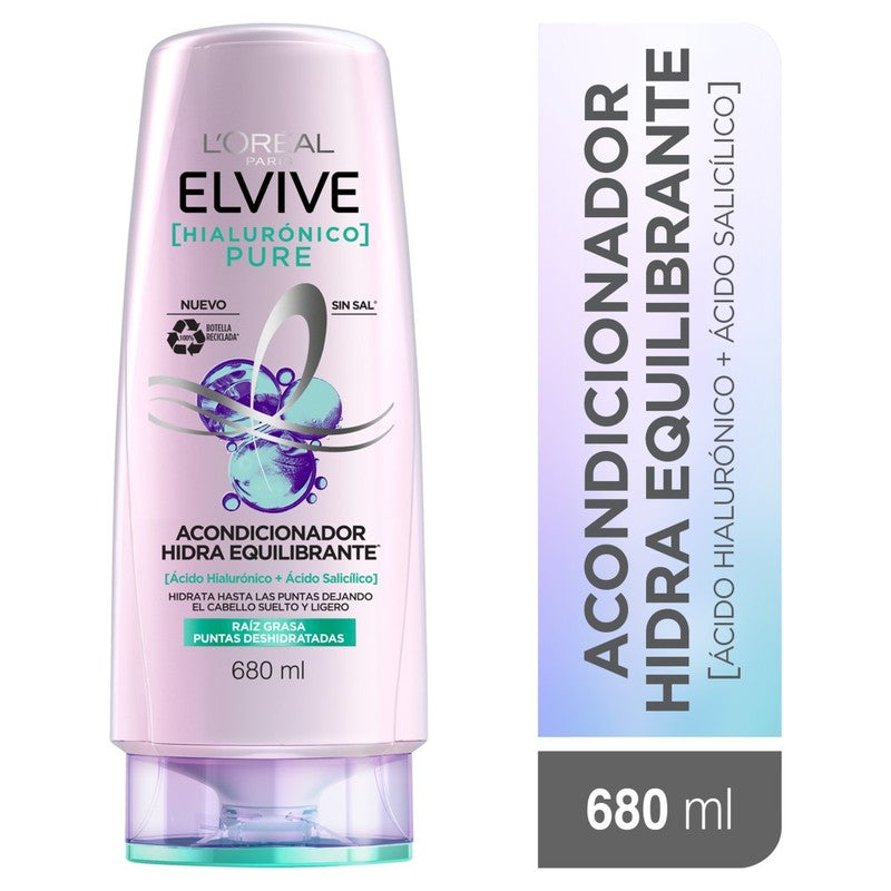 Elvive Acondiconador Ha Pure 680 ml