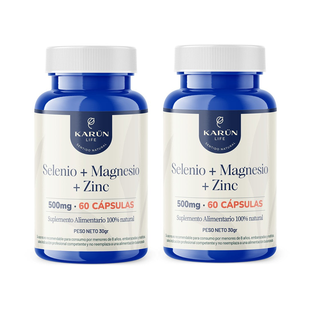 Selenio + Magnesio + Zinc Cápsulas x 60 Unidades Nf (Magnesio + Selenio + Zinc)