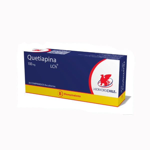 Quetiapina Comprimidos 100 mg x 30 Chile