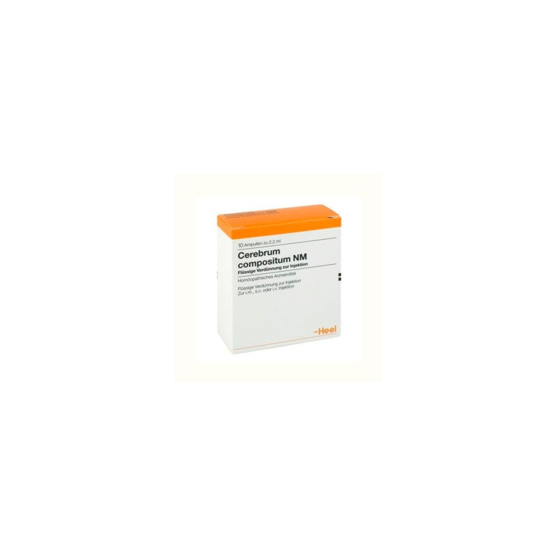 Cerebrum Compositum Amp x 5 Heel (Cerebrum D8 / Embryo D10 / Hepar D10 / Placenta D10 / Kalium Phosphoricum D6 / Selenium D10)