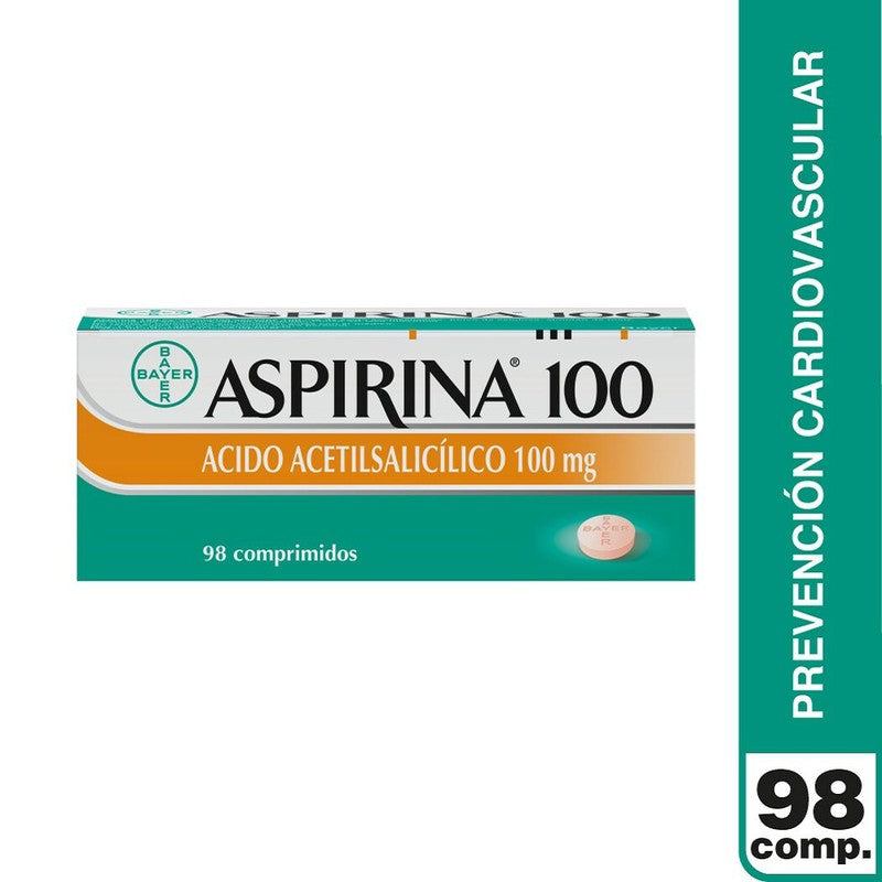 Aspirina Inf Comprimidos 100 mg x 98 (Acido Acetilsalicilico)