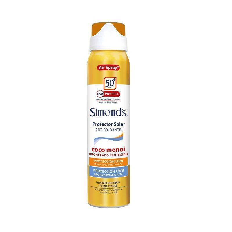 Simond Spf50+ Protec Coco Monoi Air Spray x 75 ml (Proteccion Solar)