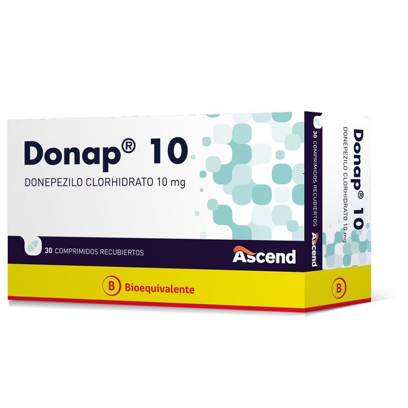 Donap Comprimidos 10 mg x 30 (Donepecilo)