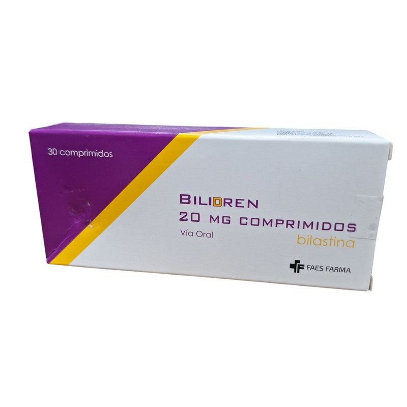Bilastina 20 mg Comprimidos x 30 Faes
