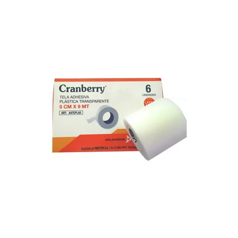 Tela Adhesiva Transp Plastica 5 Cm x 9,1M x 6 Unidades Surgicare