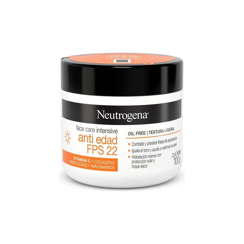 Neutrogena Crema Fps22 Care Intensive Antiedad x 100 Gr (Cuidado Facial)