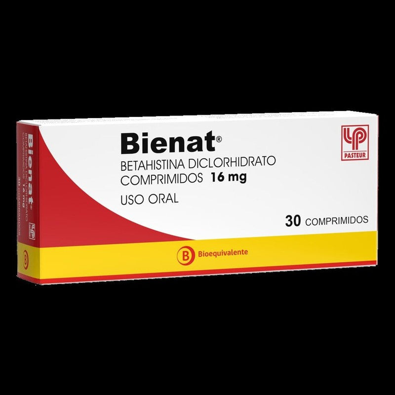 Bienat Comprimidos 16 mg x 30 (Betahistina)